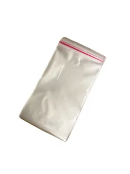 Ragasztócsíkos celofán tasak 80x120 mm