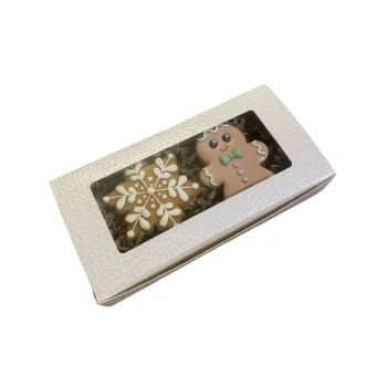 Ablakos díszdoboz 160x80x30 mm