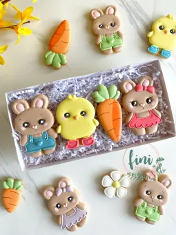 L húsvéti mézeskalácsok díszdobozban