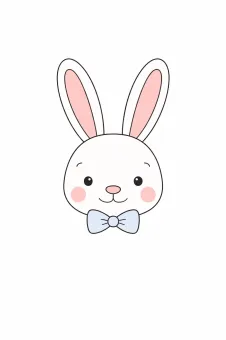 Nyuszifej csokornyakkendővel