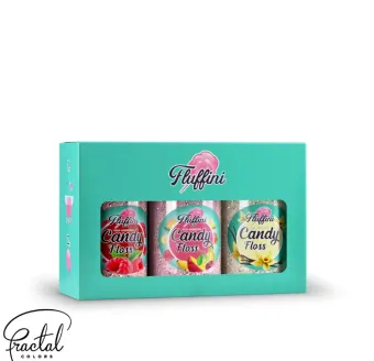 Fluffini Vattacukor Csomag - Málna, Tutti-frutti, Vanília