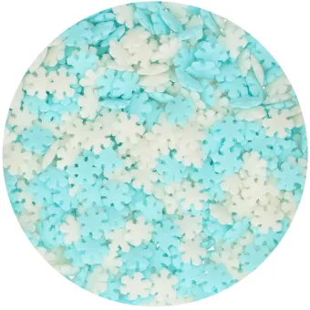 FunCakes 3D szórócukorka "Hópelyhek" - 50 g